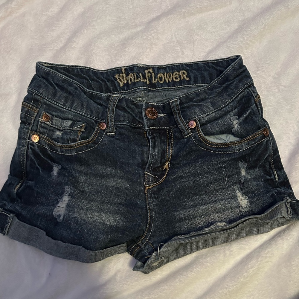Wallflower shorts blue